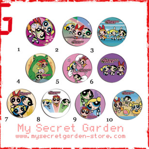 The Powerpuff Girls - Pinback Button Badge Set 1a or 1b ( or Hair Ties / 4.4 cm Badge / Magnet / Keychain Set )